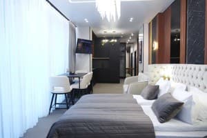 Отель Glacier Premium Apartments. Апартаменты двухместный Deluxe Lake view (2+1) 7