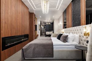 Отель Glacier Premium Apartments. Апартаменты двухместный Deluxe Lake view (2+1) 2