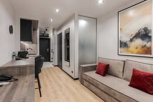 Отель Glacier Premium Apartments. Апартаменты двухместный Semi Suite Lake View  4