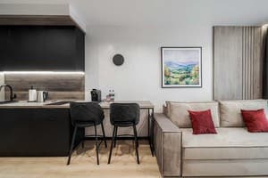 Отель Glacier Premium Apartments. Апартаменты двухместный Suite Lake View (2+2) 13