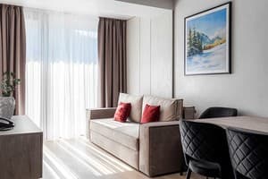 Отель Glacier Premium Apartments. Апартаменты двухместный Suite Lake View 37