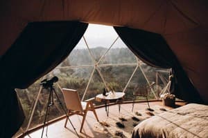 Отель Glamping Mandra Hills. Купол двухместный Everest (2+2) 2