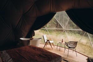 Отель Glamping Mandra Hills. Купол двухместный Everest (2+2) 6