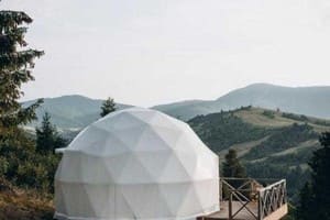 Отель Glamping Mandra Hills. Купол двухместный Fuji (2+2) 4
