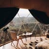 Отель Glamping Mandra Hills. Купол двухместный Hoverla (2+2) 5