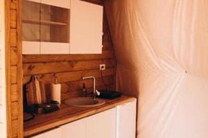 Отель Glamping Mandra Hills. Купол двухместный Hoverla (2+2) 2