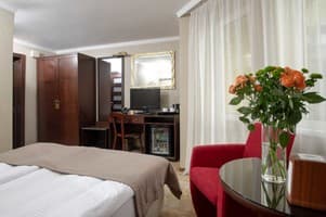 Санаторий Kyivska Russ Resort Medical&Spa. Стандарт двухместный Premium с видом на горы 8