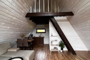 Коттедж Тихий уголок. Коттедж 4-местный A-frame light 8