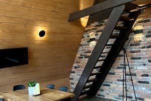Коттедж Тихий уголок. Коттедж 6-местный A-frame dark 2