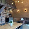 Коттедж Тихий уголок. Коттедж 6-местный A-frame dark 11
