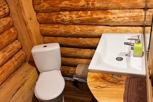 Коттедж Тихий уголок. Коттедж 6-местный Деревянный коттедж с камином 8