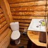 Коттедж Тихий уголок. Коттедж 6-местный Деревянный коттедж с камином 8