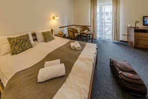 Апарт-отель ZimaSnow Ski & Spa. Люкс 4-местный с видом на горы 1