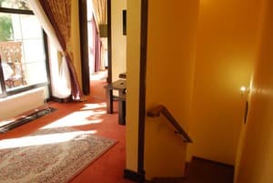 Шале Золотая Подкова. Люкс трехместный 11 двухкомнатный с террасой вид на реку и лес 16