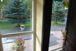 Шале Золотая Подкова. Люкс трехместный 11 двухкомнатный с террасой вид на реку и лес 20